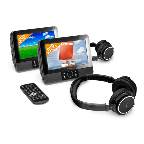 Lenco DVP-738 x 2 product photo front L