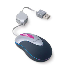 Belkin Mini-Optical Lighted USB Mouse product photo front M