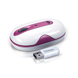 Conceptronic Stylish wireless 2.4 GHz Laser Mouse product photo back M