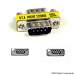 Belkin DB9 Male/Male Low Profile Gender Changer product photo front S