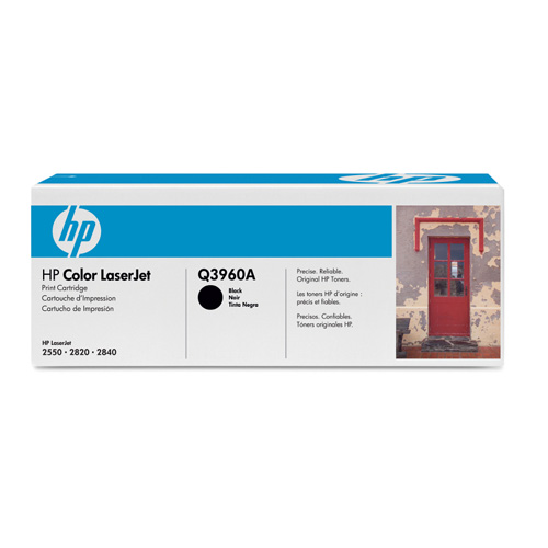 HP 122 LaserJet Printing Supplies 122A Black LaserJet Toner Cartridge photo du produit front L
