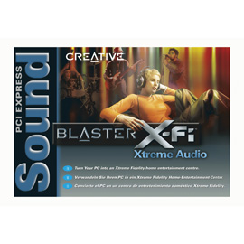 Creative Labs Sound Blaster X-Fi Xtreme Audio PCI Express photo du produit back M