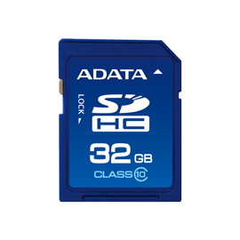A-DATA 32GB SDHC Class 10 photo du produit front M