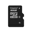 Kingston 16GB microSDHC w/o Adapter photo du produit front S