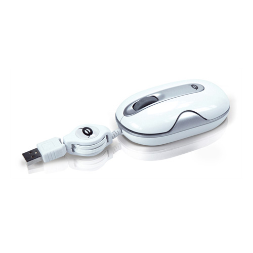 Conceptronic Stylish Wired Travel Mouse product photo back L