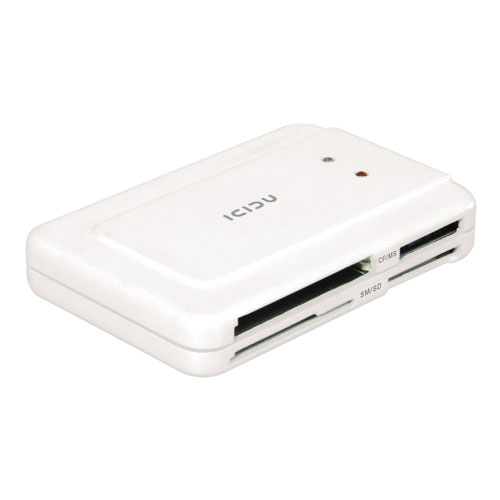ICIDU Multi Card Reader 60+ formats Produktbild front L