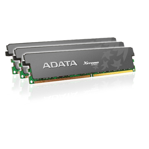 A-DATA XPG Xtreme Series, DDR3, 1600 MHz, CL7, 6GB (2GB x 3) product photo front L