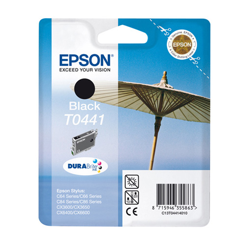 Epson Singlepack Black T0441 DURABrite Ink photo du produit front L