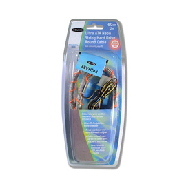 Belkin NEON STRING FLOPPY ROUND CABLE. 34SOK 0.45M RED Produktbild front M