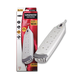 Belkin 4-Socket SurgeMaster, with Telephone Protection Produktbild front M