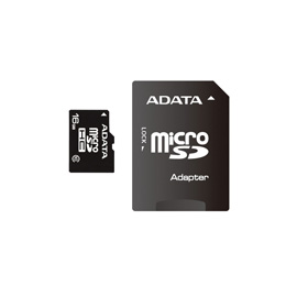 A-DATA 16GB microSDHC Class 10 product photo front M