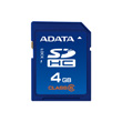 A-DATA SDHC 4GB class6 product photo front S