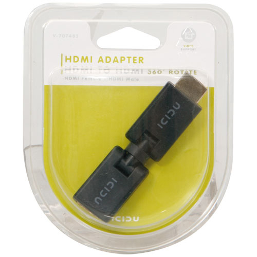 ICIDU HDMI Schwenkadapter 180 Grad Produktbild back L