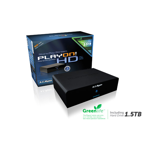AC Ryan Playon!HD 1.5TB Full HD Network Media Player Produktbild side L