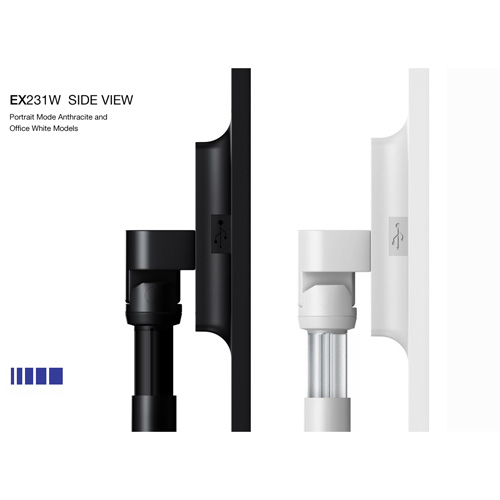 NEC MultiSync EX231W Produktbild front L