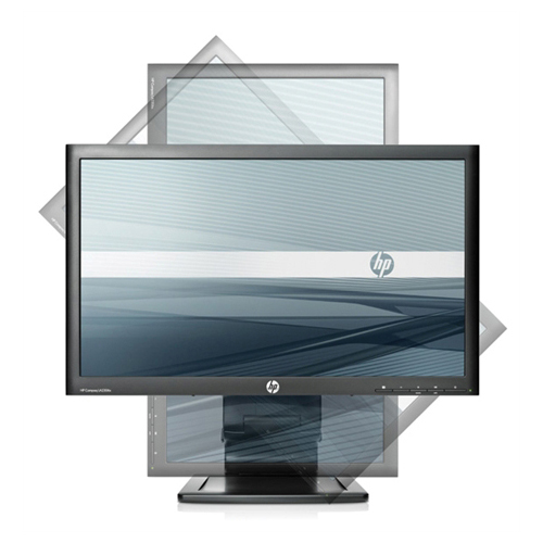 HP Compaq LA2006x 20-inch WLED Backlit LCD Monitor 20 Zoll WLED LCD-Monitor mit Hintergrundbeleuchtung Produktbild back L