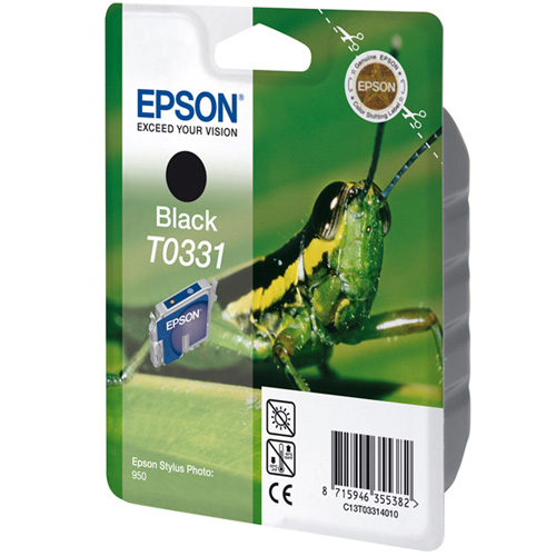 Epson Tintenpatrone Black T0331 Produktbild front L