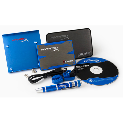 Kingston 120GB HyperX SSD Bundle Kit Produktbild front L