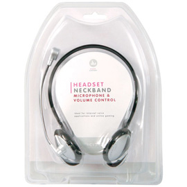 ICIDU Neckband Kopfhërer mit Mikrophon & Volumeregelung Produktbild back M