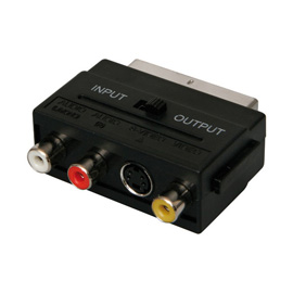 ICIDU Scart Audio / Video Adapter In / Out Produktbild front M