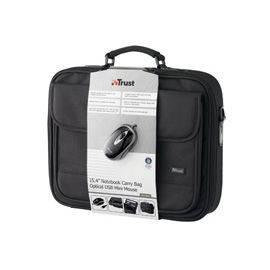 Trust 15.4" Notebook Bag + Mini Mouse Produktbild front M