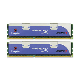Kingston HyperX 2GB, 1800MHz, DDR3, Non-ECC, CL8 (8-8-8-24), DIMM, (Kit of 2), Tall HS Produktbild front M