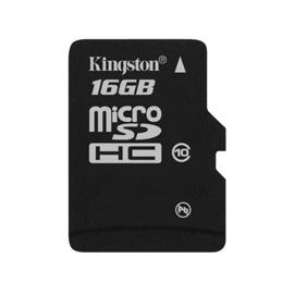 Kingston 16GB microSDHC Produktbild front M