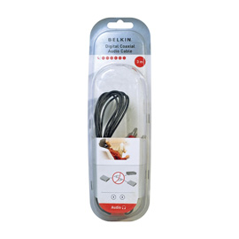Belkin Digital coax audio cable RCA-M/RCA-M 1.5M Produktbild front M