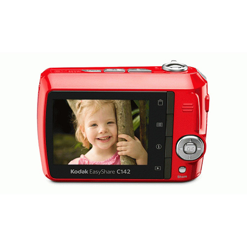 Kodak C series EasyShare C142 product photo back L