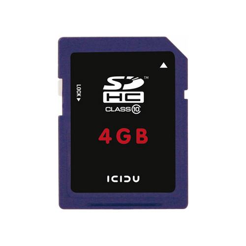 ICIDU Class 10 Hi-Speed Secure Digital Card 4GB product photo front L