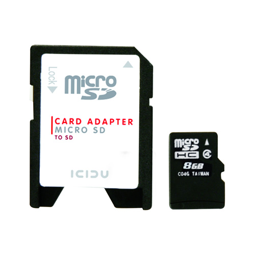 ICIDU Micro SDHC Card 8GB product photo front L