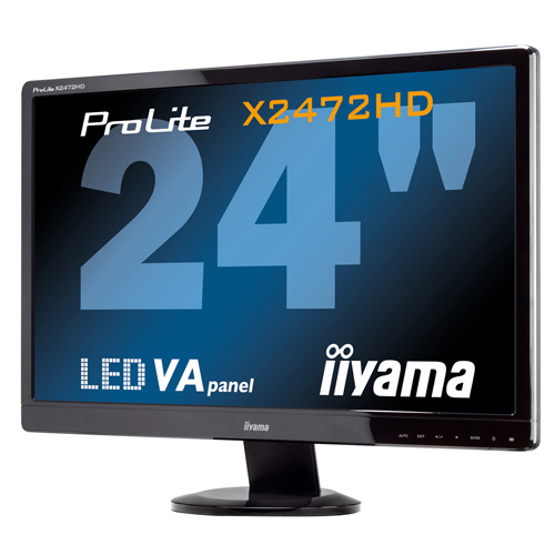 iiyama ProLite X2472HD product photo back L