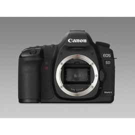 Canon EOS 5D Mark II, body product photo side M