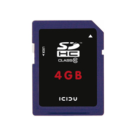 ICIDU Class 10 Hi-Speed Secure Digital Card 4GB product photo front M
