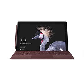 Microsoft Surface Pro Set Burgundy product photo side M