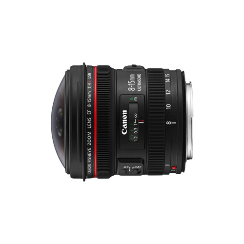 Canon EF 8-15mm f/4L Fish Eye USM photo du produit back L