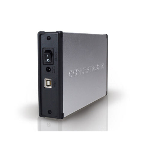 Conceptronic 3,5 inch USB hard disk box for SATA hard disk photo du produit side L