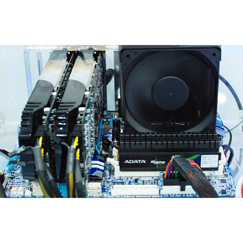 A-DATA XPG Gaming Series V2.0, DDR3, 1600 MHz, CL9, 6GB (2GB x 3) photo du produit side L