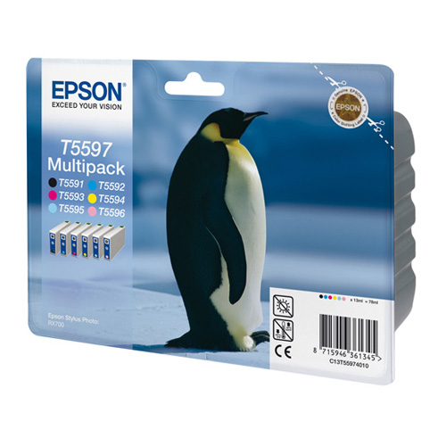 Epson Multipack 6-colours T5597 photo du produit front L