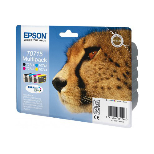 Epson Multipack 4-colours T0715 DURABrite Ultra Ink photo du produit back L