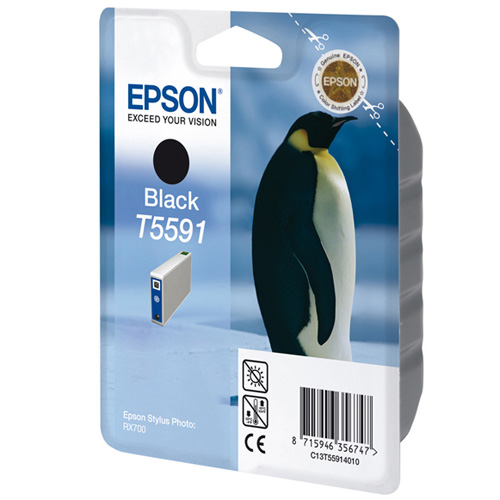 Epson Singlepack Black T5591 photo du produit front L
