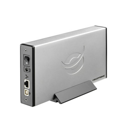 Conceptronic 3,5 inch Network (LAN) hard disk box photo du produit side M
