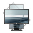 HP Compaq LA2006x 20-inch WLED Backlit LCD Monitor LA2006x photo du produit back S