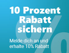 Rabatt für Registrierung