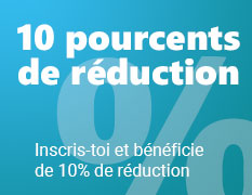 Réduction pour l'inscription