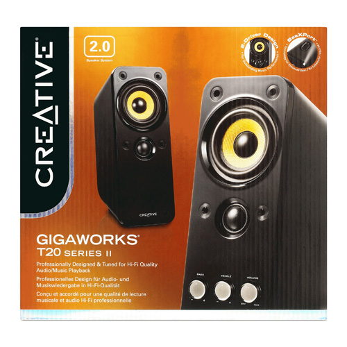 Creative Labs GigaWorks T20 Series II Produktbild back L