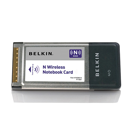 Belkin N Wireless Notebook Card Produktbild front L