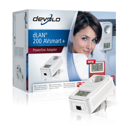 Devolo dLAN 200 AVsmart+ Produktbild front L