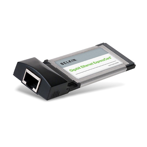 Belkin Gigabit Ethernet ExpressCard Produktbild front L
