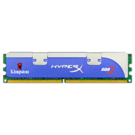 Kingston HyperX 2GB, 1066MHz, DDR2, Non-ECC, CL5 Produktbild front M